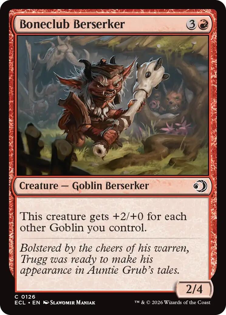 Image for Boneclub Berserker (126) (Lorwyn Eclipsed) - Magic: The Gathering