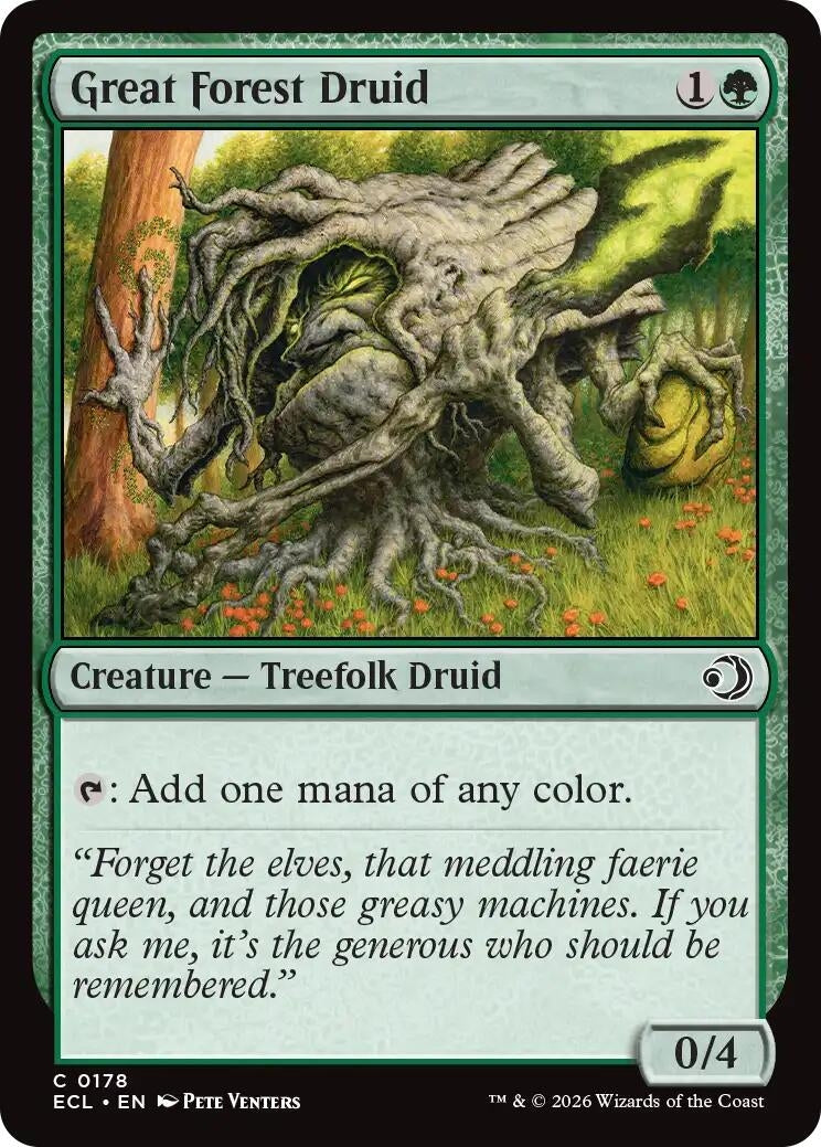 Image for Great Forest Druid (178) (Lorwyn Eclipsed) - Magic: The Gathering