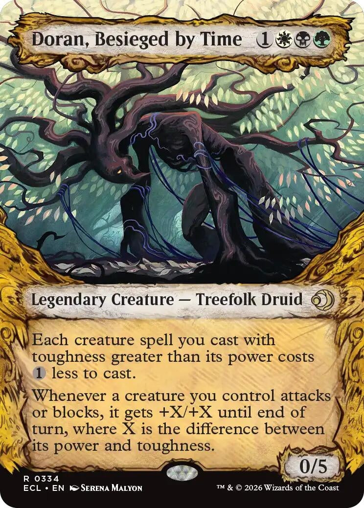 Image for Doran, Besieged by Time (Showcase) (334) (Lorwyn Eclipsed) - Magic: The Gathering