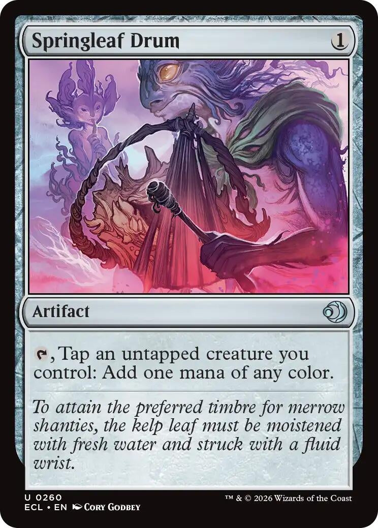 Image for Springleaf Drum (260) (Lorwyn Eclipsed) - Magic: The Gathering