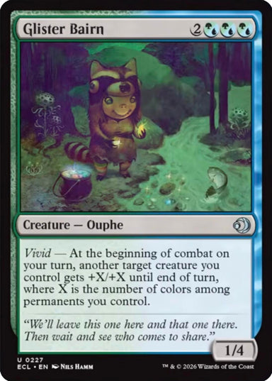Image for Glister Bairn (227) (Lorwyn Eclipsed) - Magic: The Gathering
