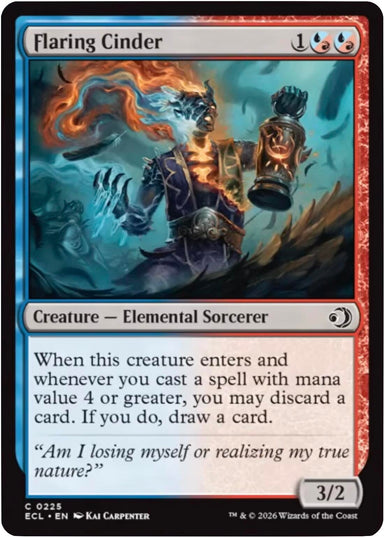 Image for Flaring Cinder (225) (Lorwyn Eclipsed) - Magic: The Gathering