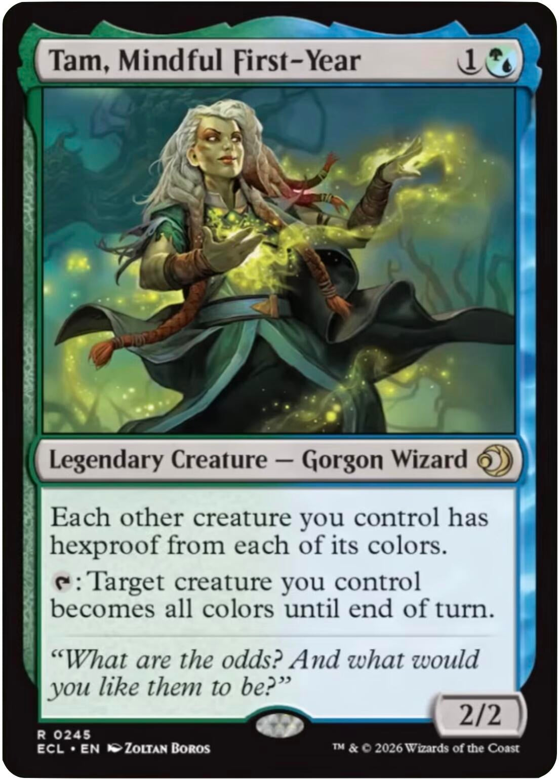 Image for Tam, Mindful First-Year (245) (Lorwyn Eclipsed) - Magic: The Gathering