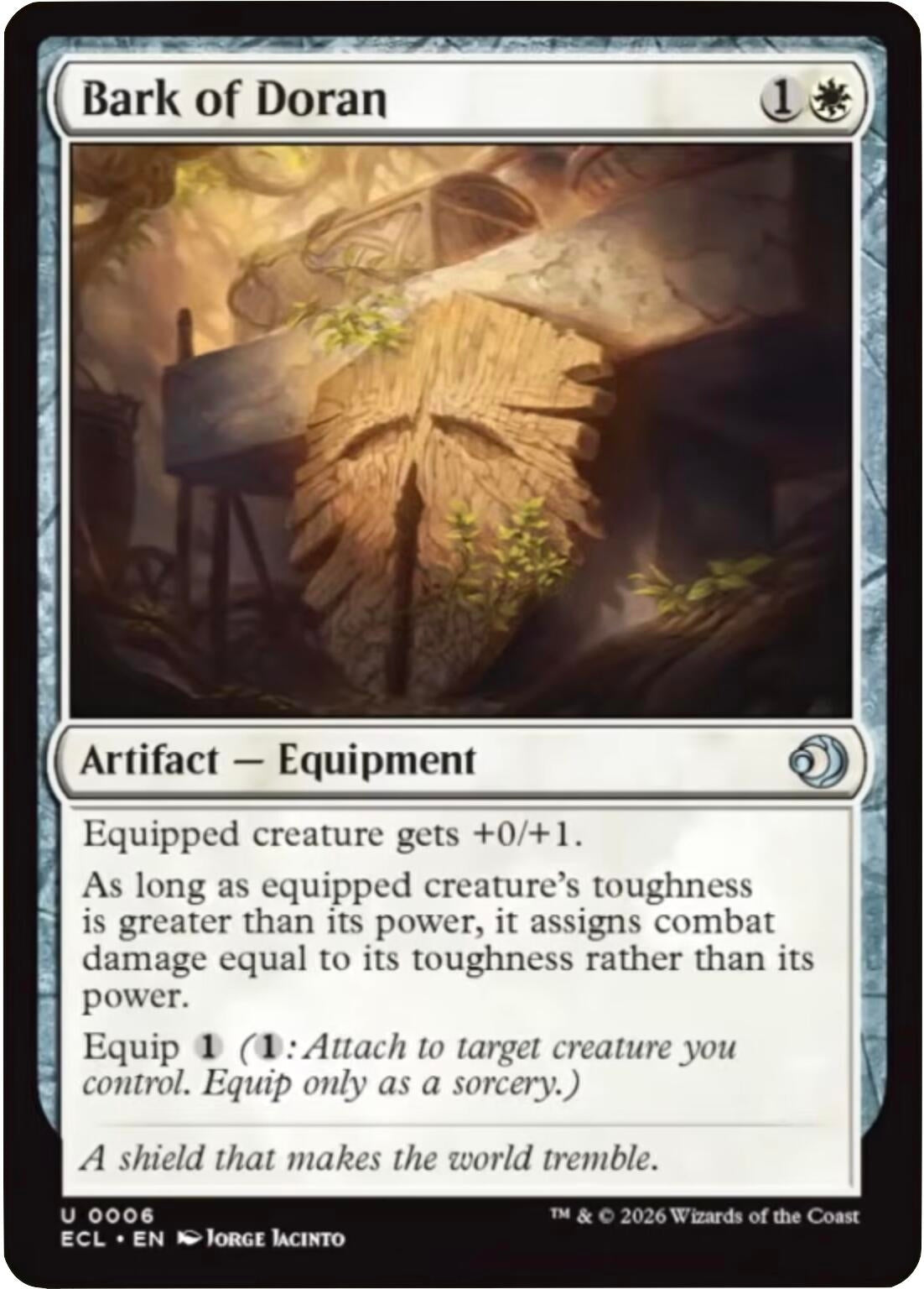 Image for Bark of Doran (6) (Lorwyn Eclipsed) - Magic: The Gathering