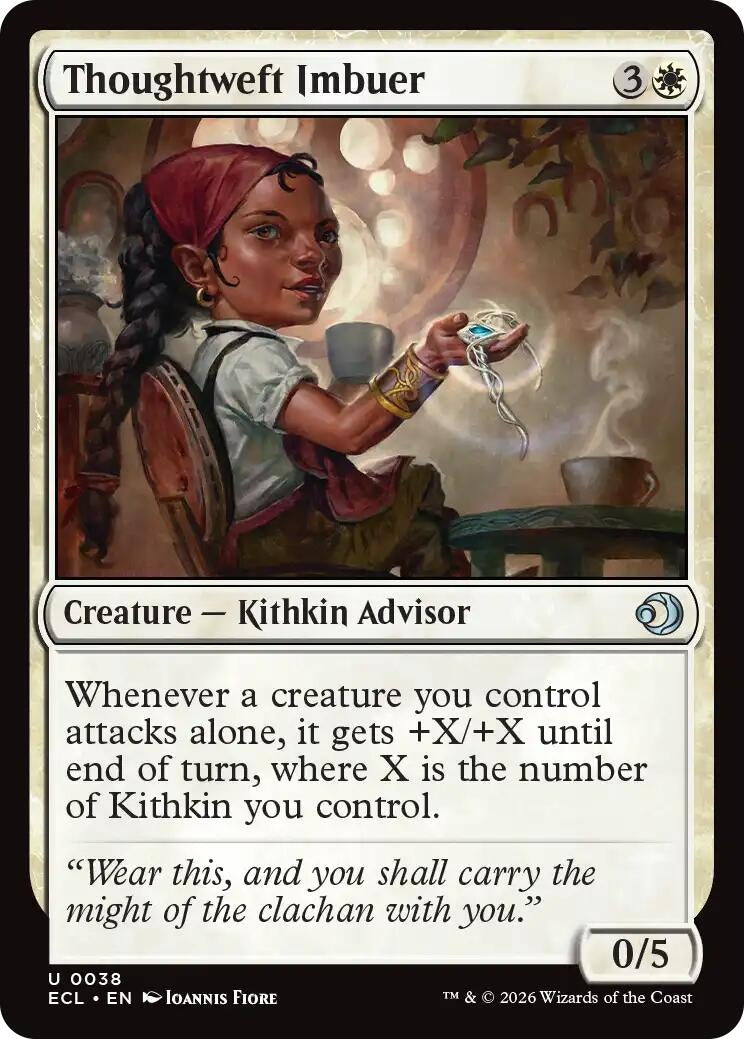 Image for Thoughtweft Imbuer (38) (Lorwyn Eclipsed) - Magic: The Gathering