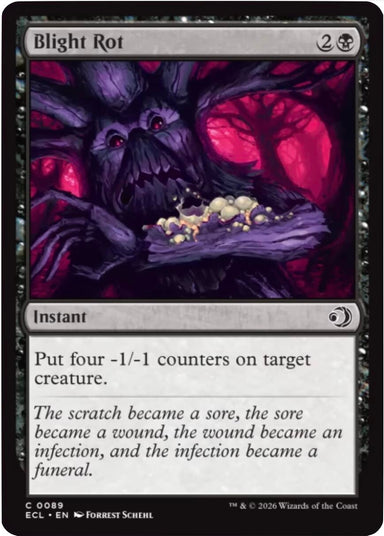 Image for Blight Rot (89) (Lorwyn Eclipsed) - Magic: The Gathering
