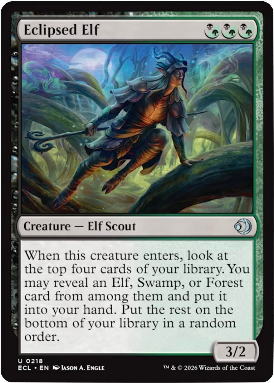 Image for Eclipsed Elf (218) (Lorwyn Eclipsed) - Magic: The Gathering