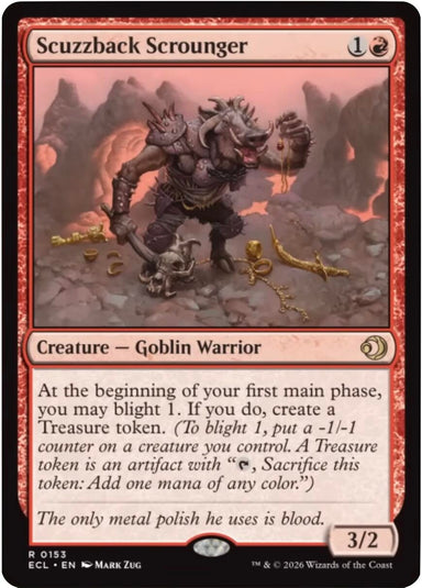 Image for Scuzzback Scrounger (153) (Lorwyn Eclipsed) - Magic: The Gathering