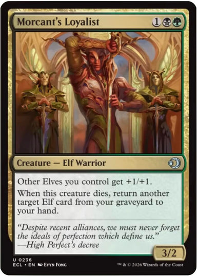 Image for Morcant's Loyalist (236) (Lorwyn Eclipsed) - Magic: The Gathering