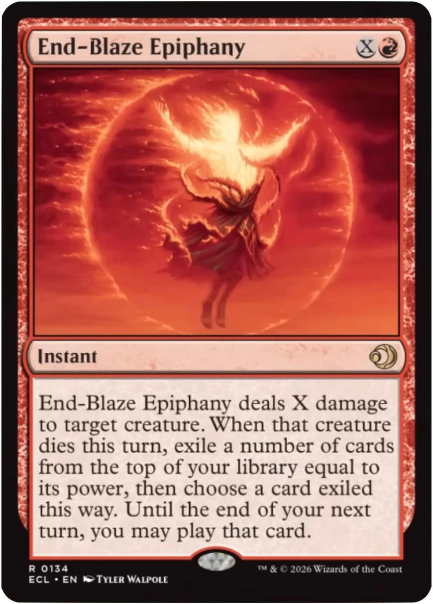 Image for End-Blaze Epiphany (134) (Lorwyn Eclipsed) - Magic: The Gathering