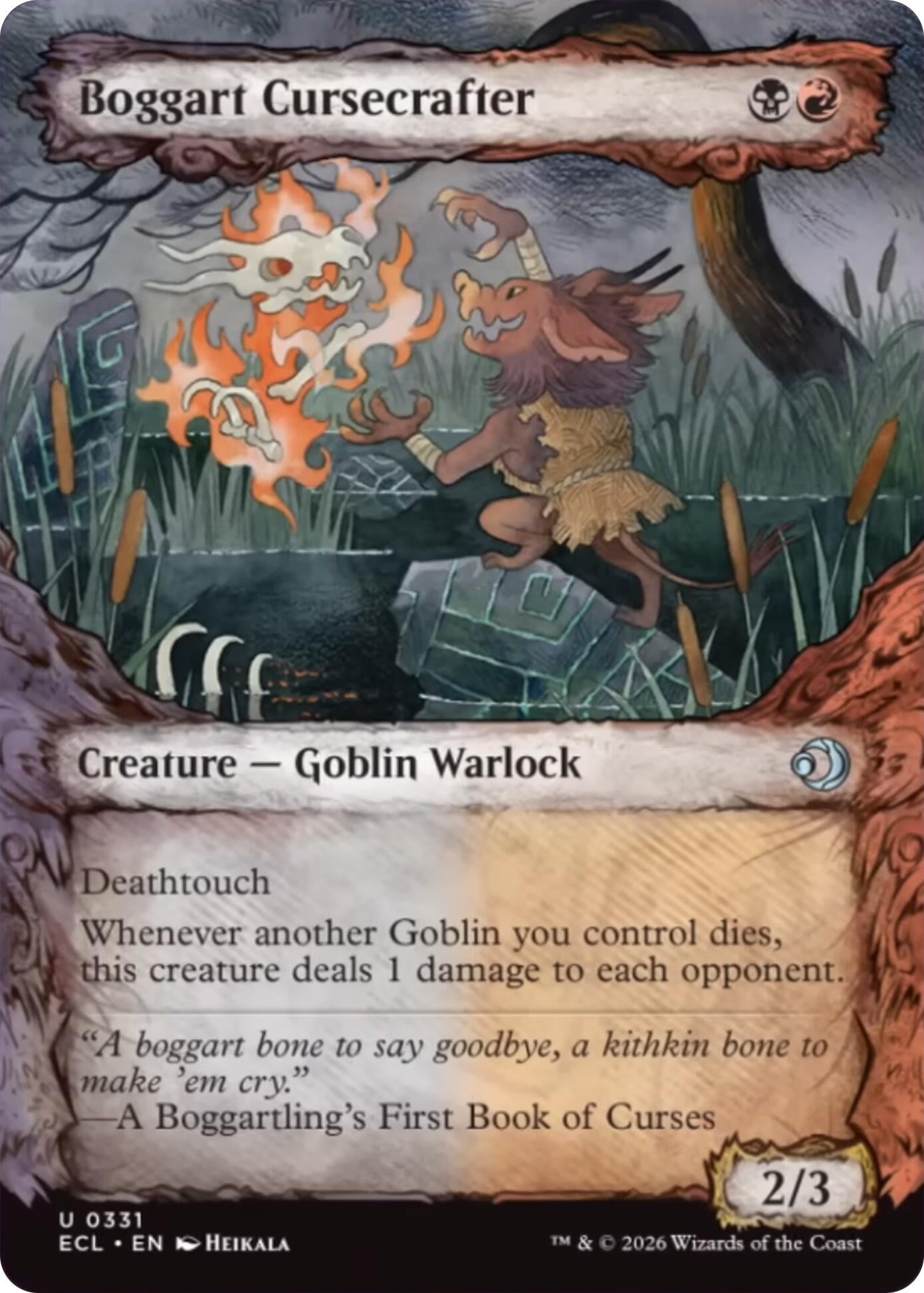 Image for Boggart Cursecrafter (Showcase) (331) (Lorwyn Eclipsed) - Magic: The Gathering