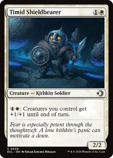 Image for Timid Shieldbearer (39) (Lorwyn Eclipsed) - Magic: The Gathering