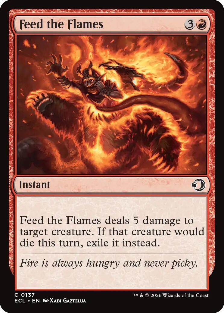Image for Feed the Flames (137) (Lorwyn Eclipsed) - Magic: The Gathering