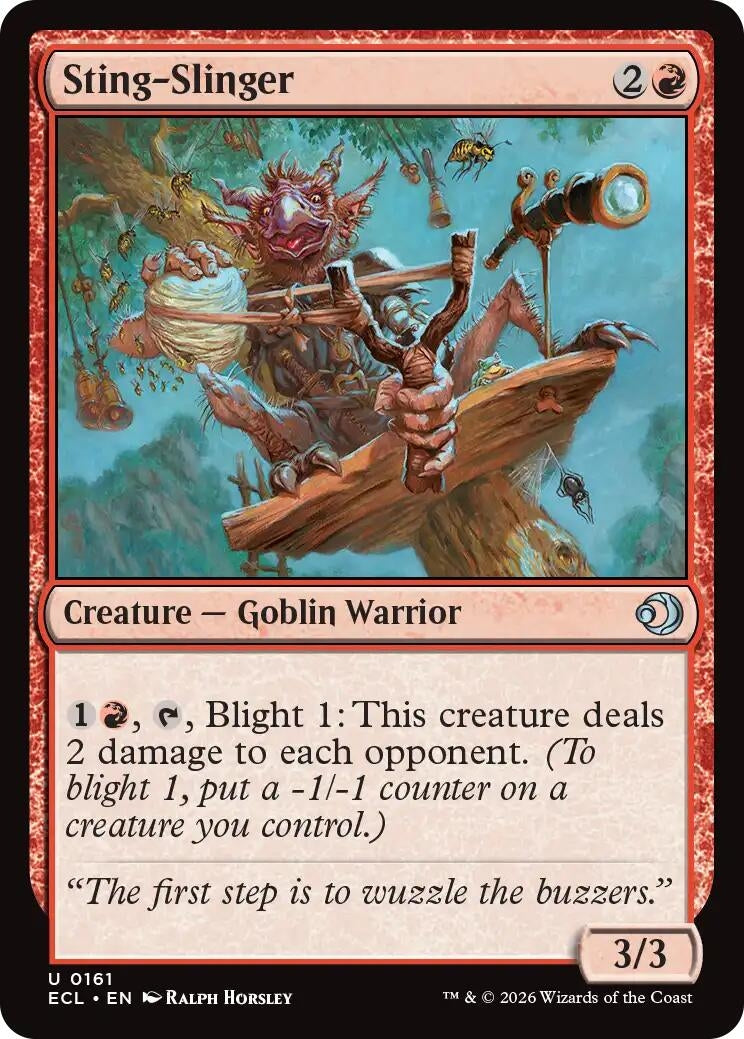 Image for Sting-Slinger (161) (Lorwyn Eclipsed) - Magic: The Gathering