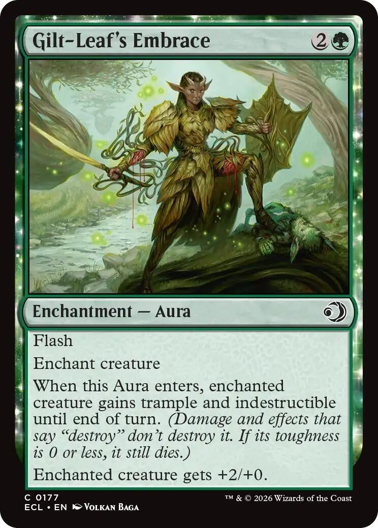 Image for Gilt-Leaf's Embrace (177) (Lorwyn Eclipsed) - Magic: The Gathering