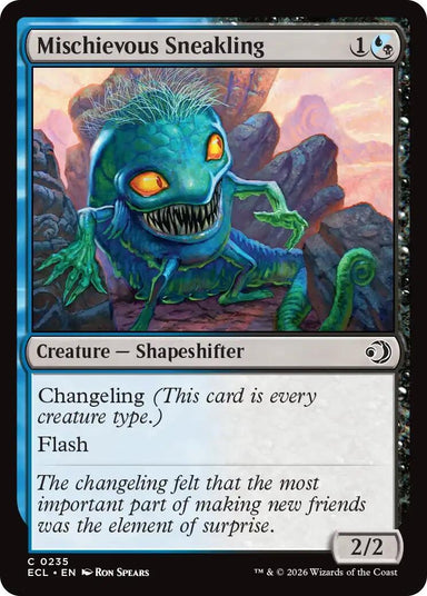 Image for Mischievous Sneakling (235) (Lorwyn Eclipsed) - Magic: The Gathering