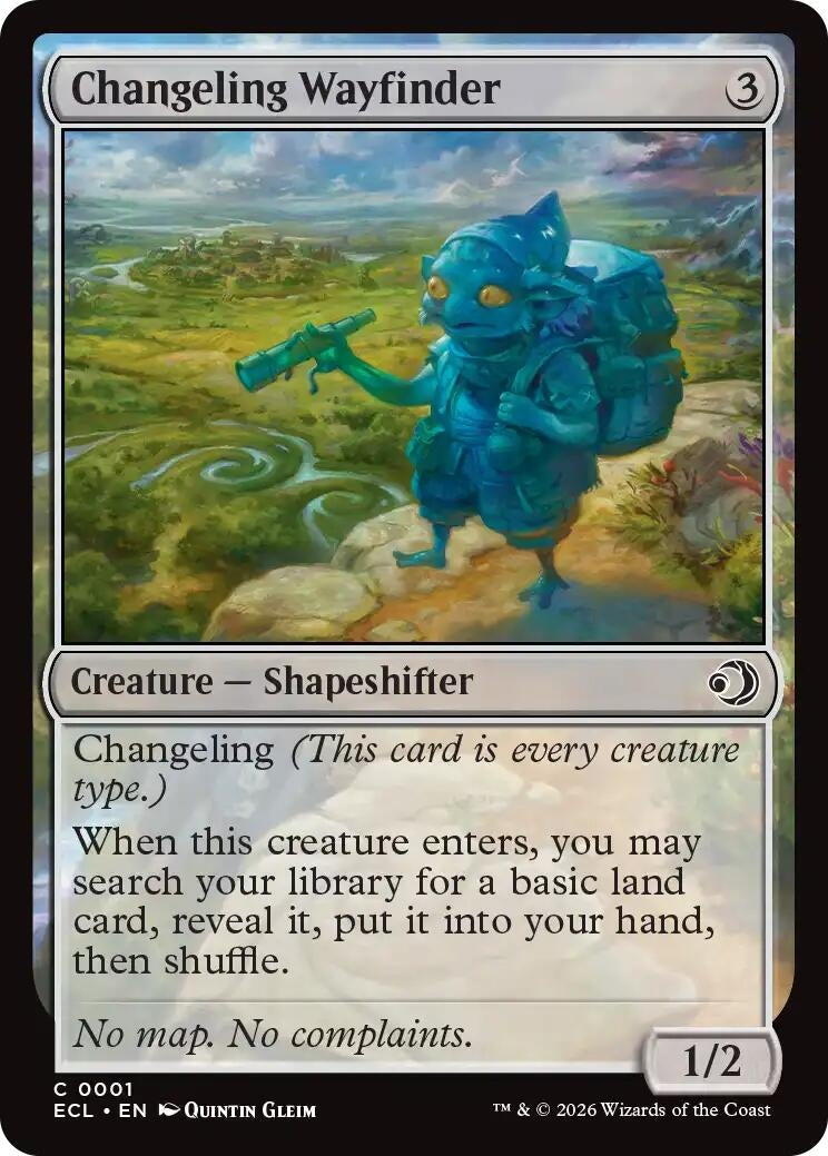 Image for Changeling Wayfinder (1) (Lorwyn Eclipsed) - Magic: The Gathering