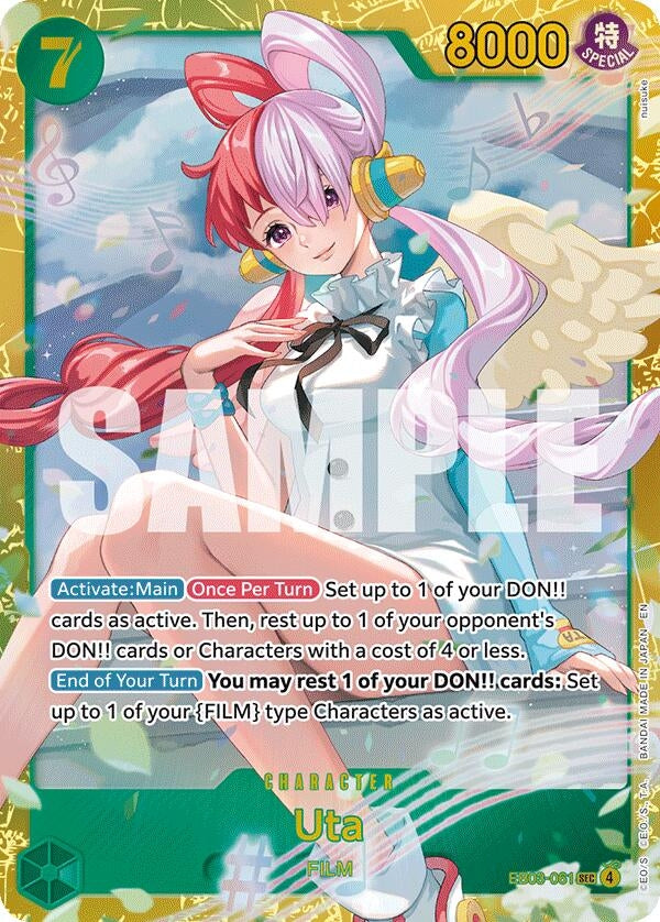 Uta (061) (EB03-061) (Extra Booster: One Piece Heroines Edition)