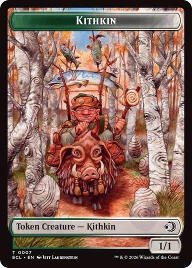 Image for Kithkin // Treasure Double-Sided Token (7 // 10) (Lorwyn Eclipsed) - Magic: The Gathering