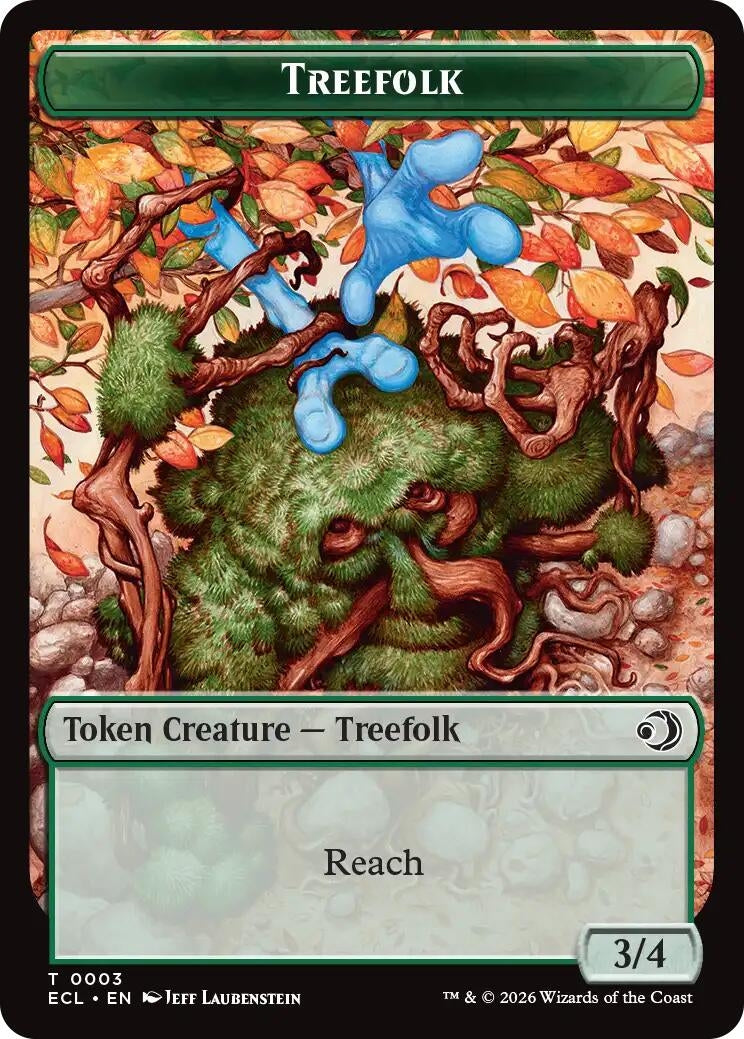 Image for Treefolk // Goblin Double-Sided Token (3 // 6) (Lorwyn Eclipsed) - Magic: The Gathering