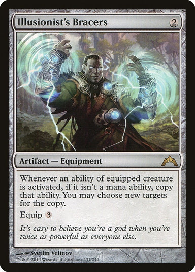 Image for Illusionist's Bracers (231) (GTC) - Magic: The Gathering