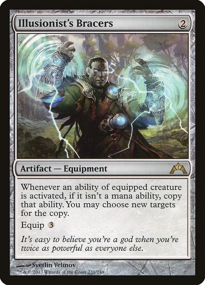 Image for Illusionist's Bracers (231) (GTC) - Magic: The Gathering