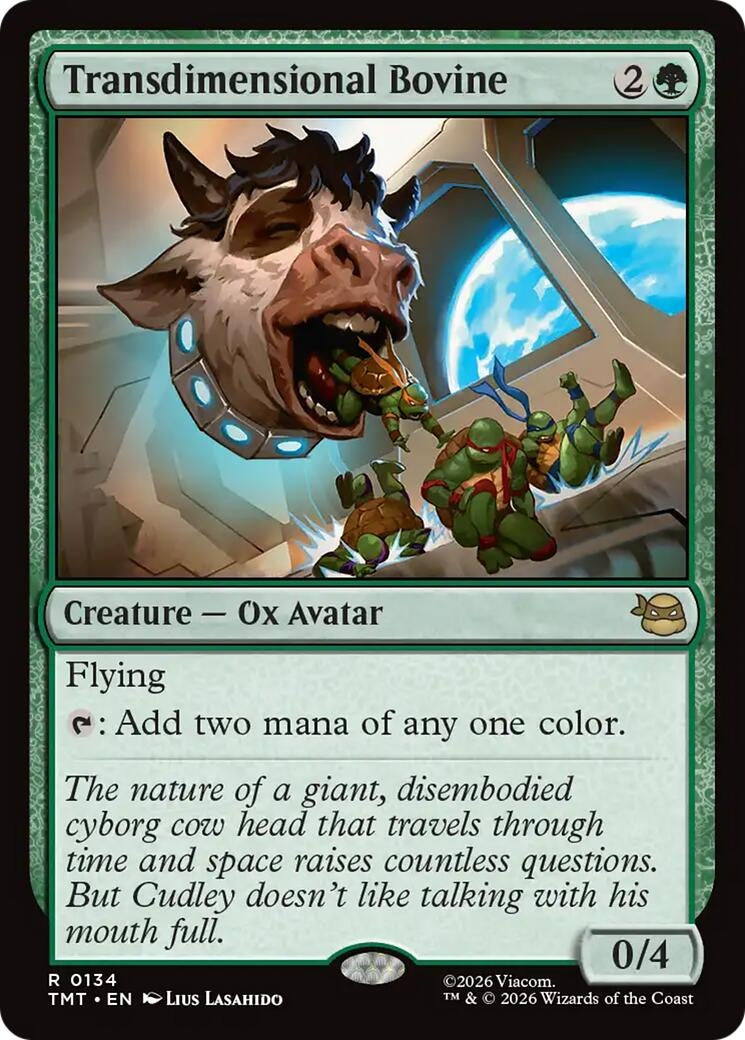 Image for Transdimensional Bovine (134) (Teenage Mutant Ninja Turtles) - Magic: The Gathering