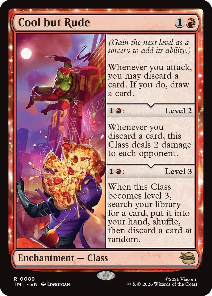 Image for Cool but Rude (89) (Teenage Mutant Ninja Turtles) - Magic: The Gathering