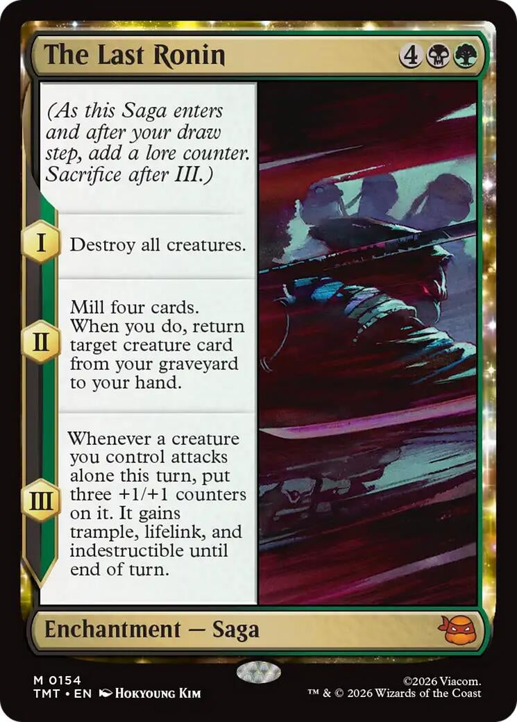 Image for The Last Ronin (154) (Teenage Mutant Ninja Turtles) - Magic: The Gathering