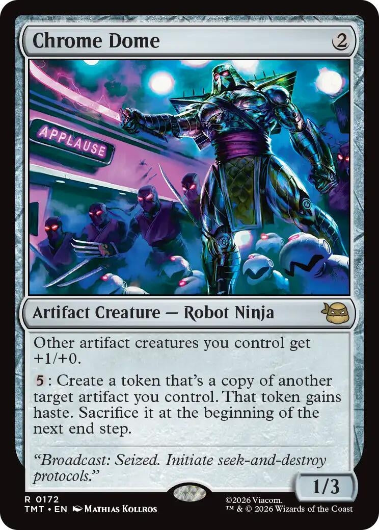 Image for Chrome Dome (172) (Teenage Mutant Ninja Turtles) - Magic: The Gathering