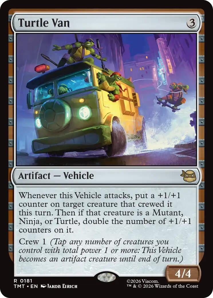 Image for Turtle Van (181) (Teenage Mutant Ninja Turtles) - Magic: The Gathering