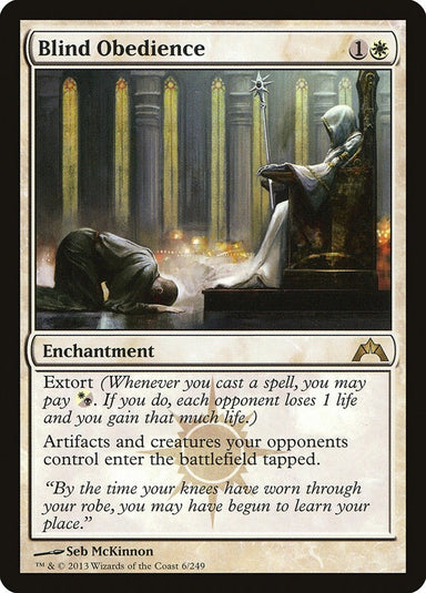 Image for Blind Obedience (6) (Gatecrash) - Magic: The Gathering