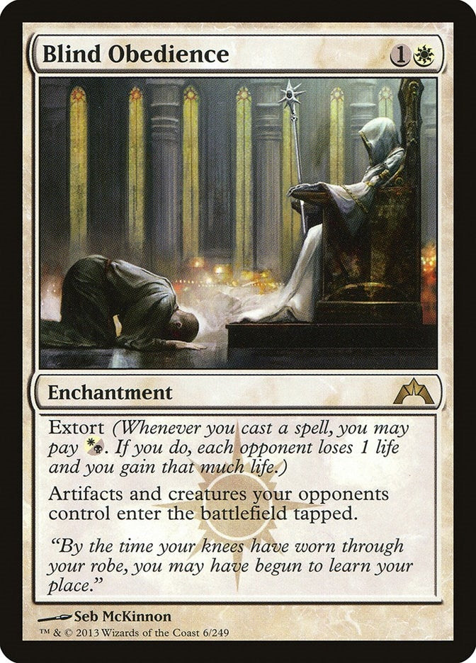 Image for Blind Obedience (6) (Gatecrash) - Magic: The Gathering