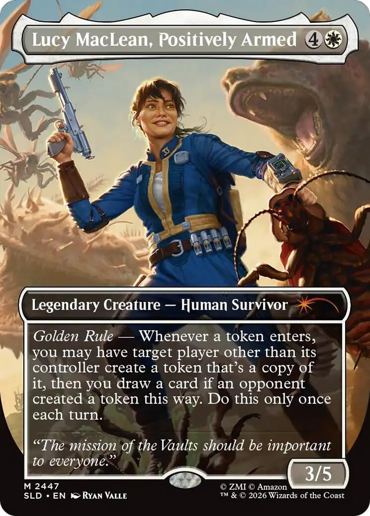 Lucy MacLean, Positively Armed (2447) (Secret Lair Drop Series)
