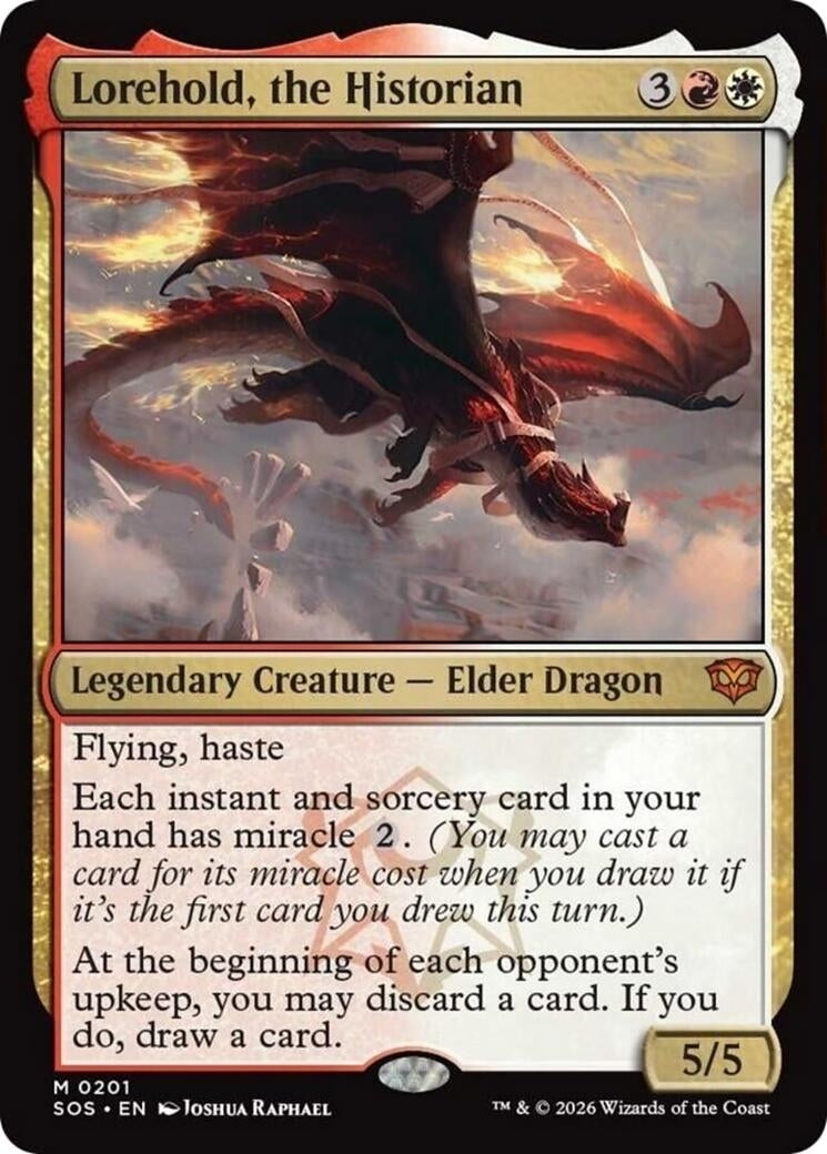 Image for Lorehold, the Historian (201) (Secrets of Strixhaven) - Magic: The Gathering