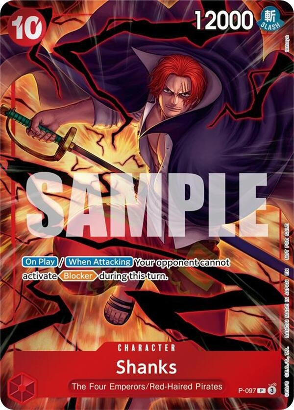 Shanks (Event Pack Vol. 8) (P-097) (One Piece Promotion Cards)