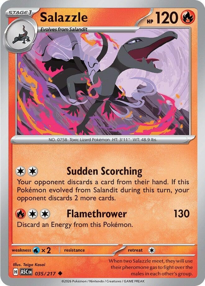 Image for Salazzle (035/217) (ME: Ascended Heroes) - Pokemon