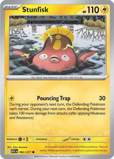 Image for Stunfisk (062/217) (ME: Ascended Heroes) - Pokemon