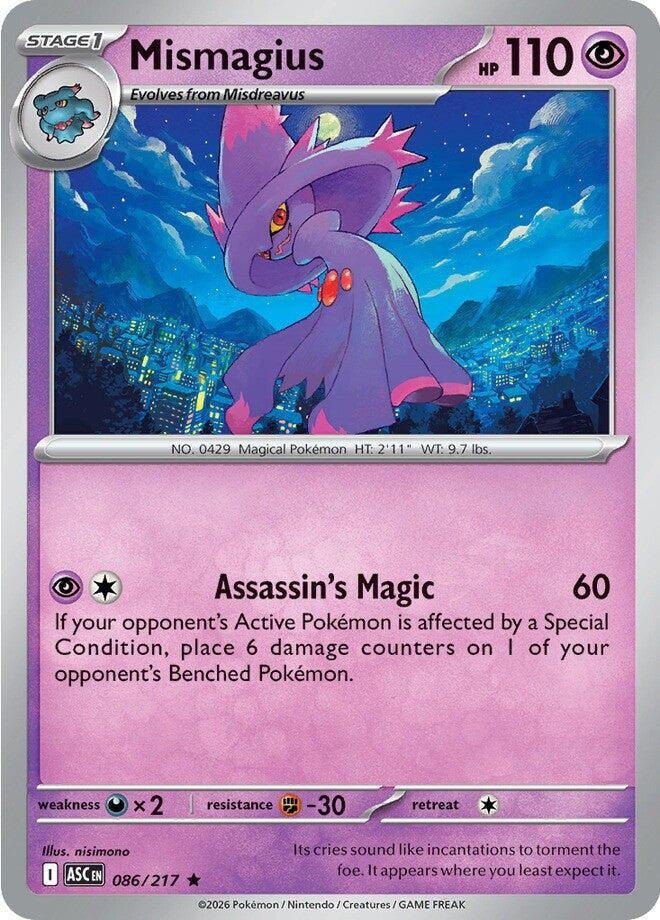 Image for Mismagius (086/217) (ME: Ascended Heroes) - Pokemon