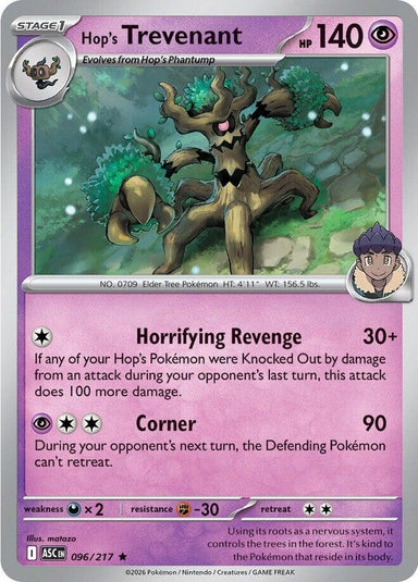 Image for Hop's Trevenant (096/217) (ME: Ascended Heroes) - Pokemon