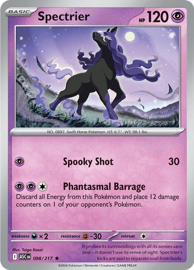 Image for Spectrier (098/217) (ME: Ascended Heroes) - Pokemon