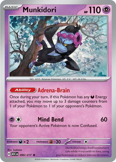 Image for Munkidori (099/217) (ME: Ascended Heroes) - Pokemon