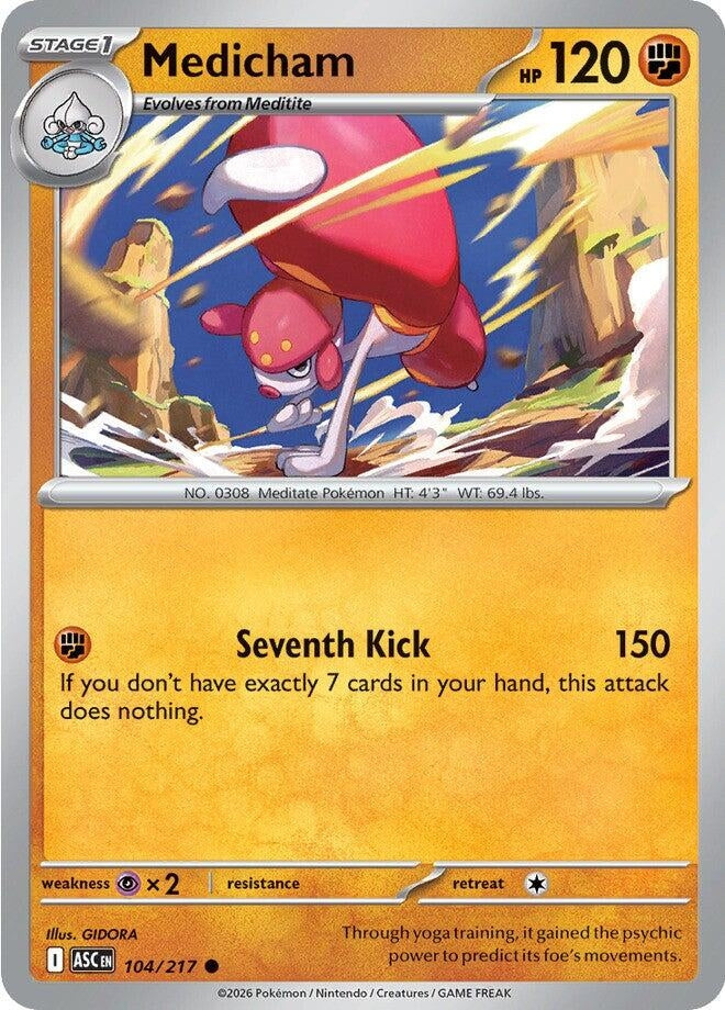 Image for Medicham (104/217) (ME: Ascended Heroes) - Pokemon