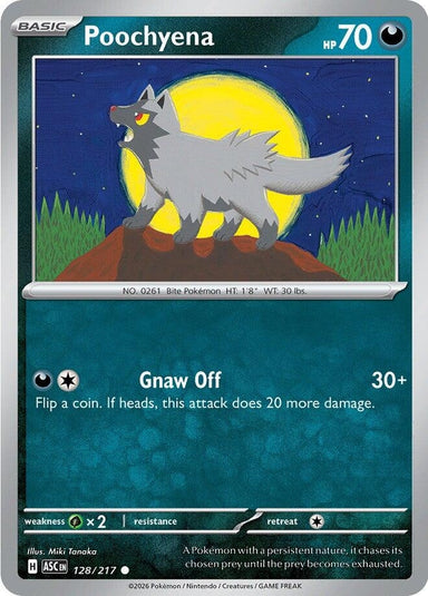 Image for Poochyena (128/217) (ME: Ascended Heroes) - Pokemon
