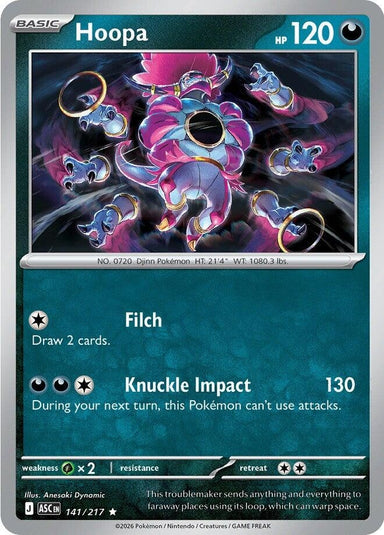 Image for Hoopa (141/217) (ME: Ascended Heroes) - Pokemon