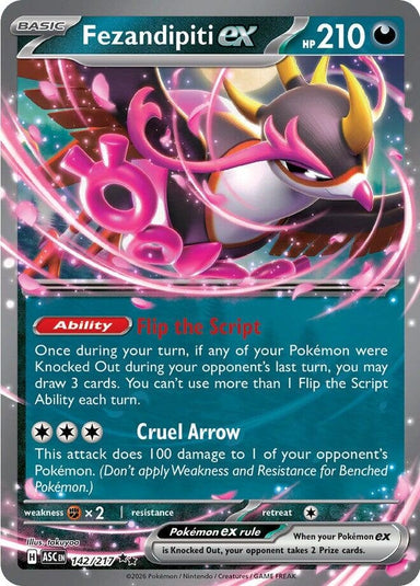 Image for Fezandipiti ex (142/217) (ME: Ascended Heroes) - Pokemon