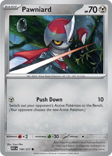 Image for Pawniard (146/217) (ME: Ascended Heroes) - Pokemon