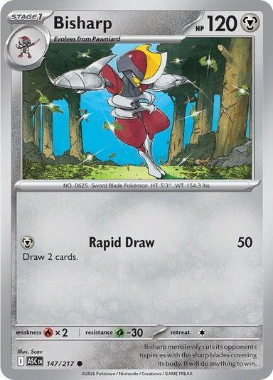 Image for Bisharp (147/217) (ME: Ascended Heroes) - Pokemon