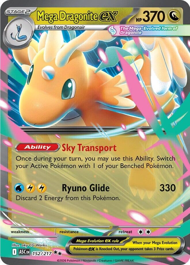 Image for Mega Dragonite ex (152/217) (ME: Ascended Heroes) - Pokemon