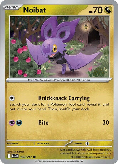 Image for Noibat (156/217) (ME: Ascended Heroes) - Pokemon
